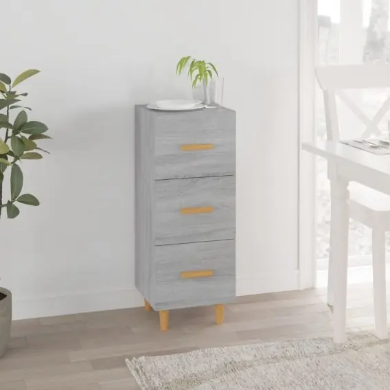 Bestseller Szafka, szary dąb sonoma, 34,5x34x90 cm materiał drewnopochodny Lumarko! - Hurtownia wielobranżowa Lumarko